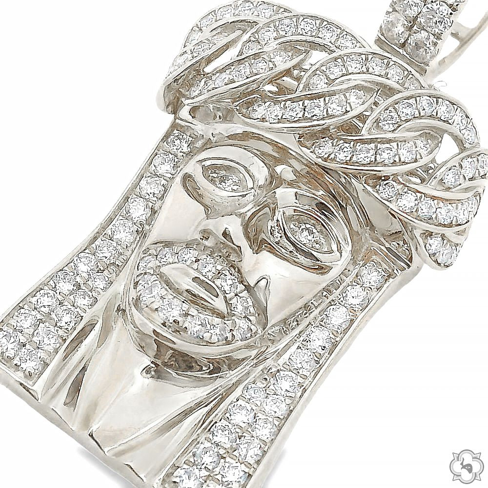 3392-14k-gold-diamond-cuban-link-crown-jesus-pendant-65842-6.jpg 14k Gold Diamond Cuban Link Crown Jesus Pendant 65842