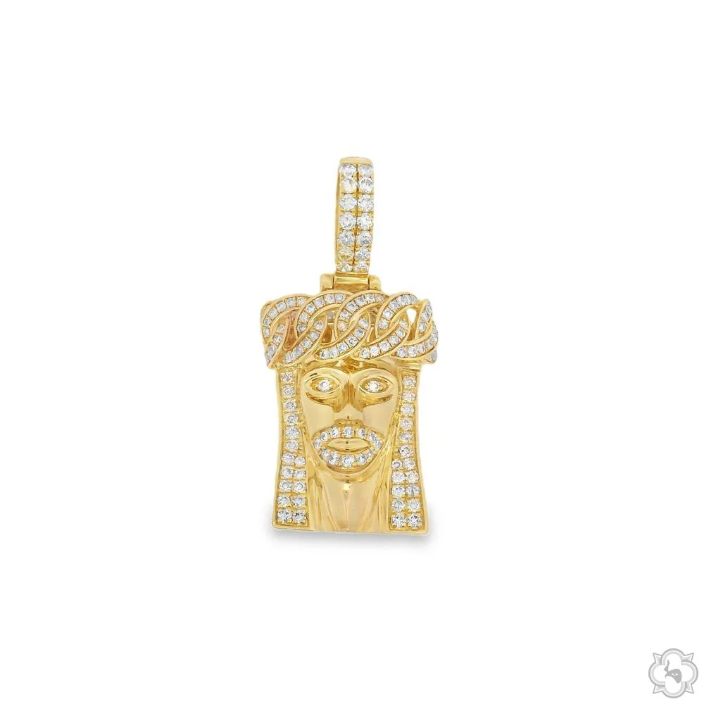 3417-14k-gold-diamond-cuban-link-crown-jesus-pendant-65842-10.webp 14k Gold Diamond Cuban Link Crown Jesus Pendant 65842