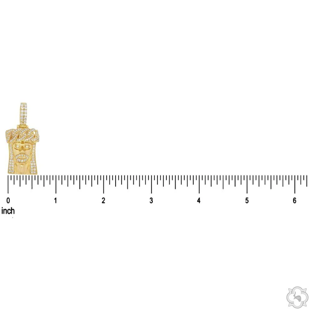 3417-14k-gold-diamond-cuban-link-crown-jesus-pendant-65842-8.webp 14k Gold Diamond Cuban Link Crown Jesus Pendant 65842