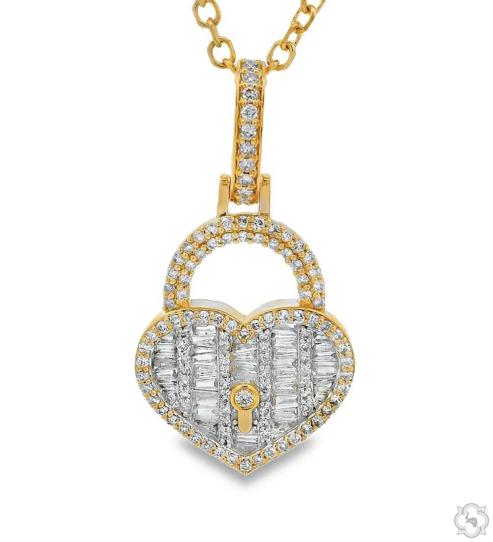 The Heart Lock Diamond Necklace 70291