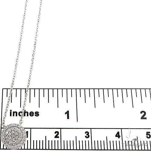 3709-18k-gold-round-diamond-necklace-with-adjustable-chain-67033-5.webp 18K Gold Round Diamond Necklace With Adjustable Chain 67033