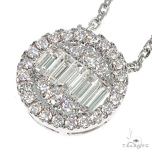 3712-18k-gold-baguette-diamond-necklace-with-adjustable-chain-67306-3.jpg 18K Gold Baguette Diamond Necklace With Adjustable Chain 67306