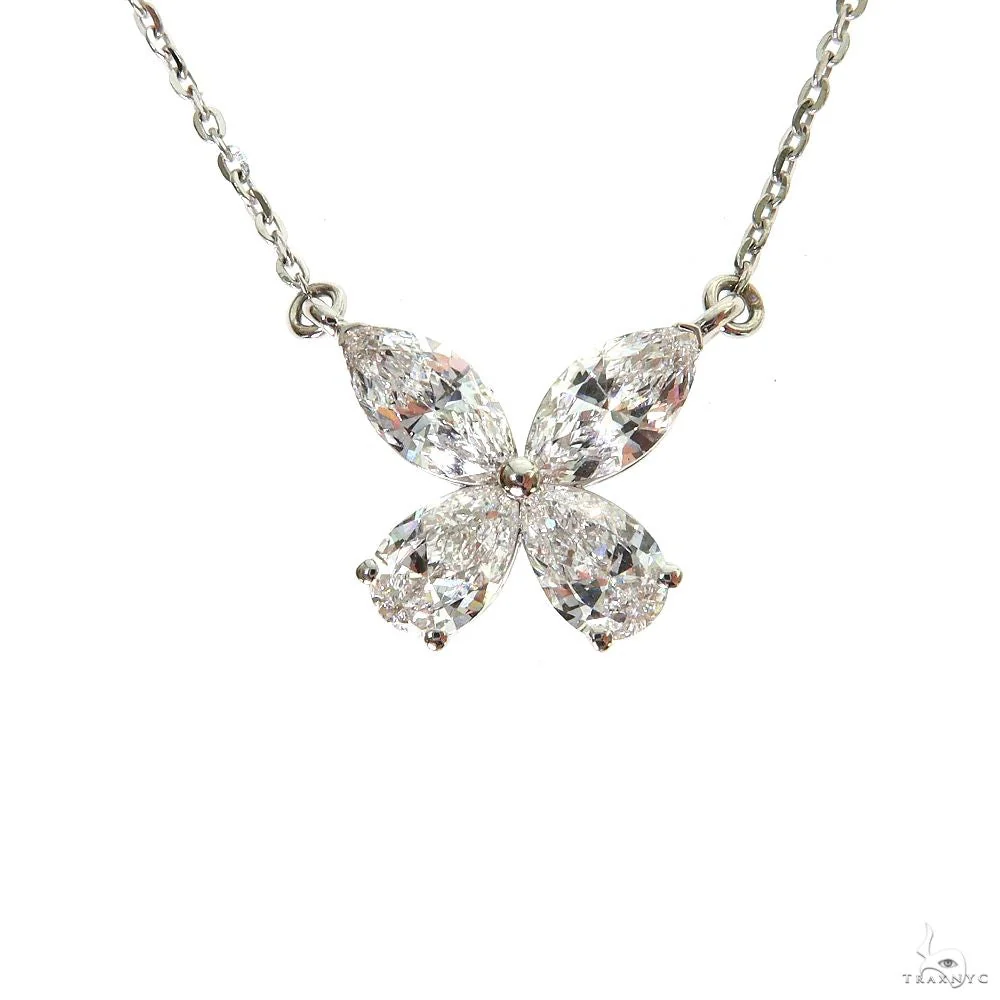 Diamond Butterfly Necklace (Lab) 69781