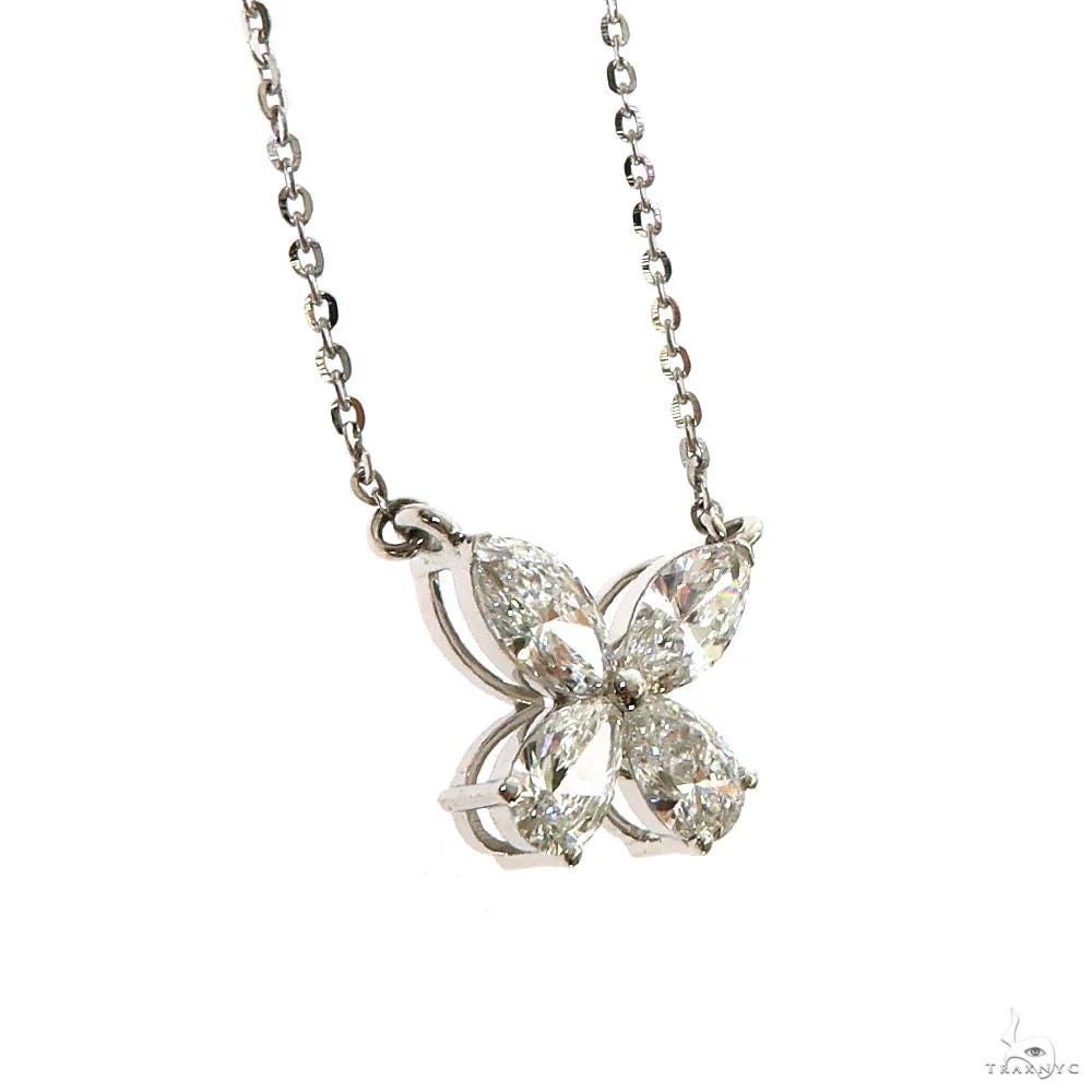 Diamond Butterfly Necklace (Lab) 69781