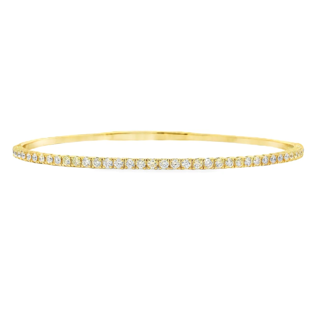 Flexible Diamond Bangle Bracelet 69836