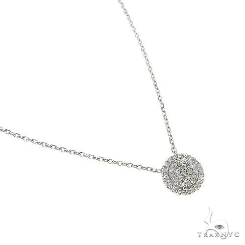4861-18k-gold-round-diamond-necklace-with-adjustable-chain-67033-2.webp 18K Gold Round Diamond Necklace With Adjustable Chain 67033
