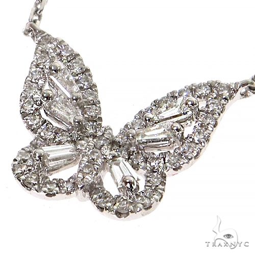 4963-18k-gold-baguette-diamond-necklace-68514-3.jpg 18K Gold Baguette Diamond Necklace 68514