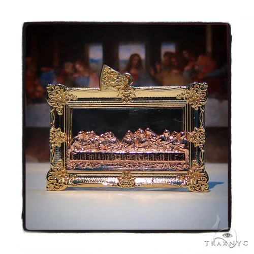 5291-10k-gold-last-supper-pendant-set-44367-3.webp 10K Gold Last Supper Pendant Set 44367