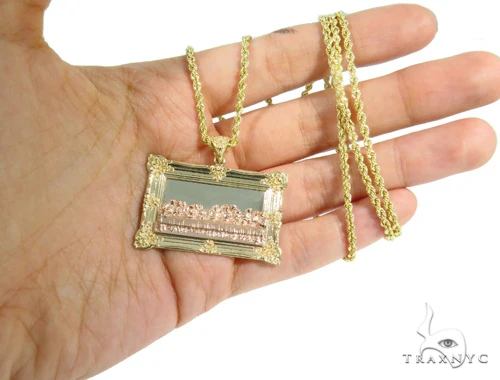 5291-10k-gold-last-supper-pendant-set-44367-7.webp 10K Gold Last Supper Pendant Set 44367