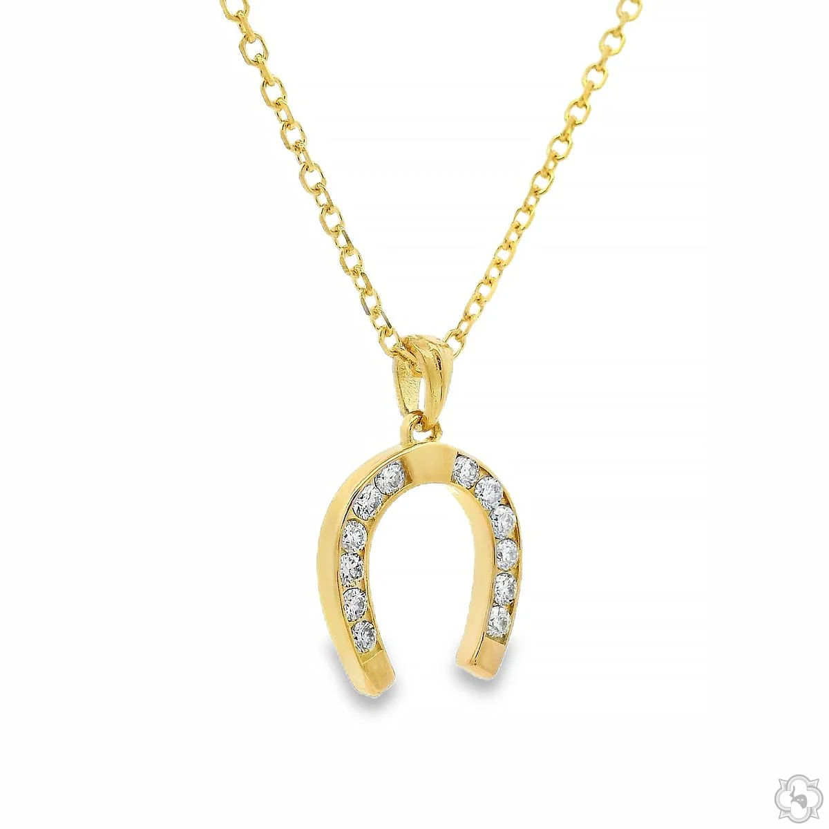 Lucky Horseshoe Diamond Pendant 70773