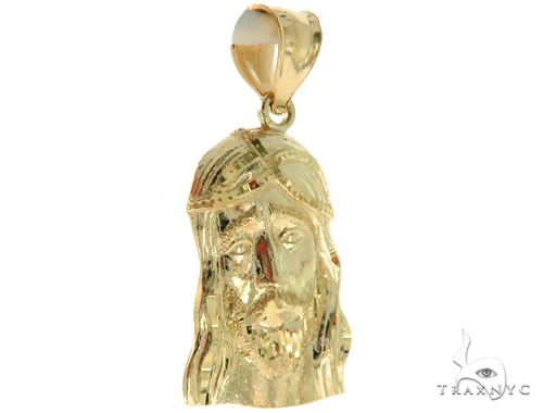 10K Gold Jesus Pendant S 57071