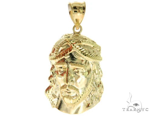 10K Gold Jesus Pendant S 57092