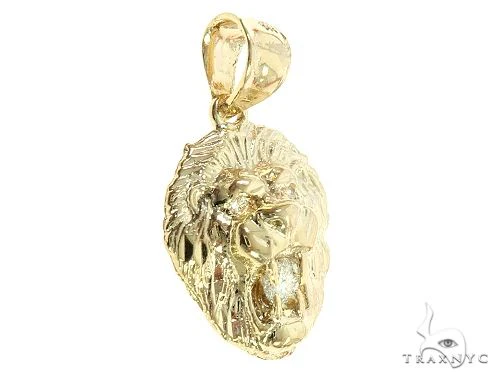 TraxNYC  Diamond Lion Pendant Mini 65810