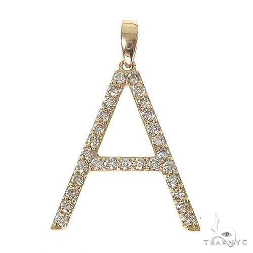 14K Gold Diamond Initial Letter Collection 67332