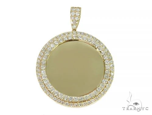 2 Row Diamond Memorial Pendant 66045