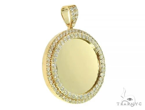 2 Row Diamond Memorial Pendant 66045