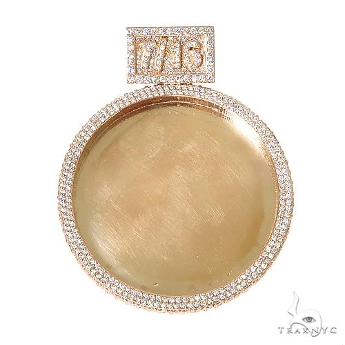 Custom Made Diamond Photo Pendant 67252
