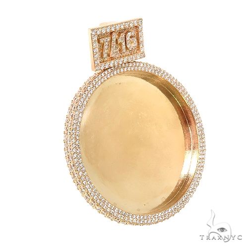 Custom Made Diamond Photo Pendant 67252