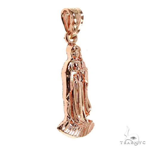 10K Gold Virgin Mary Charm Pendant 67554