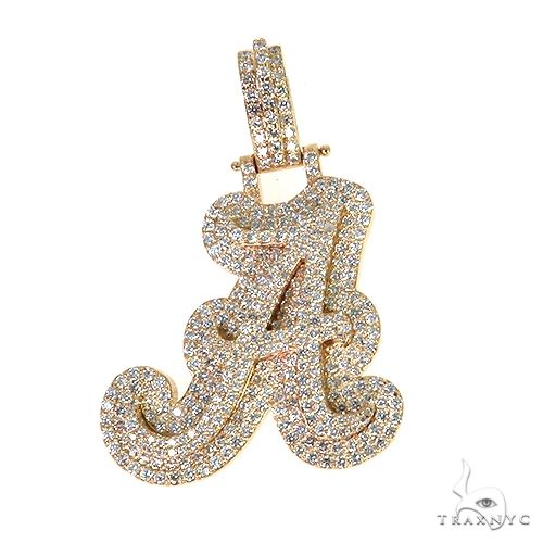 Custom Made Initial Diamond Pendant 67860