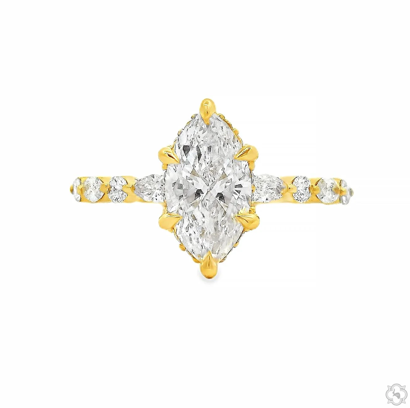 Marquise Diamond Engagement Ring 70845