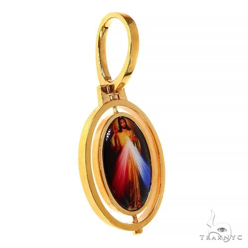 14K Gold Spinning Photo Pendant 67966