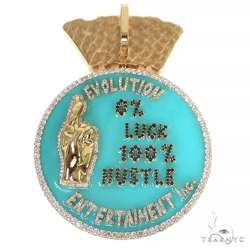 Spinning Photo Pendant With Glow In The Dark Enamel 68024
