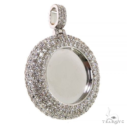 Double Side Spinning Diamond Photo Pendant (Lab) 68527