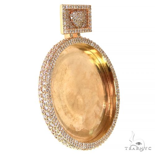 Custom Made Diamond Photo Pendant 68491