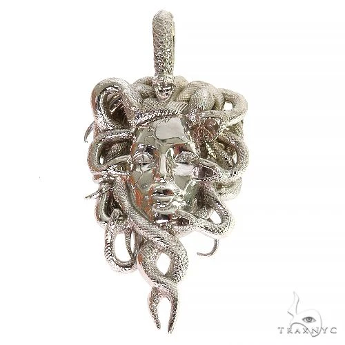.925 Silver Medusa Pendant 68164