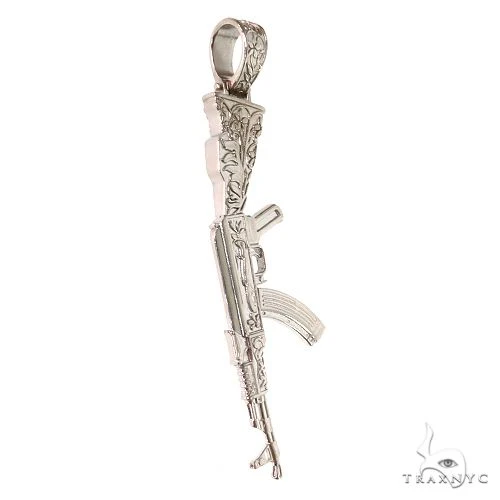 .925 Silver Ak 47 Pendant 69868