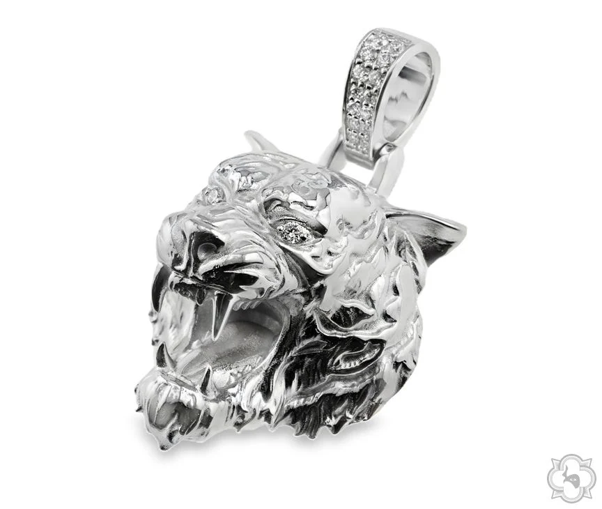 5628-925-silver-tiger-head-pendant-2-large-70675-3.webp .925 Silver Tiger Head Pendant 2 -Large 70675