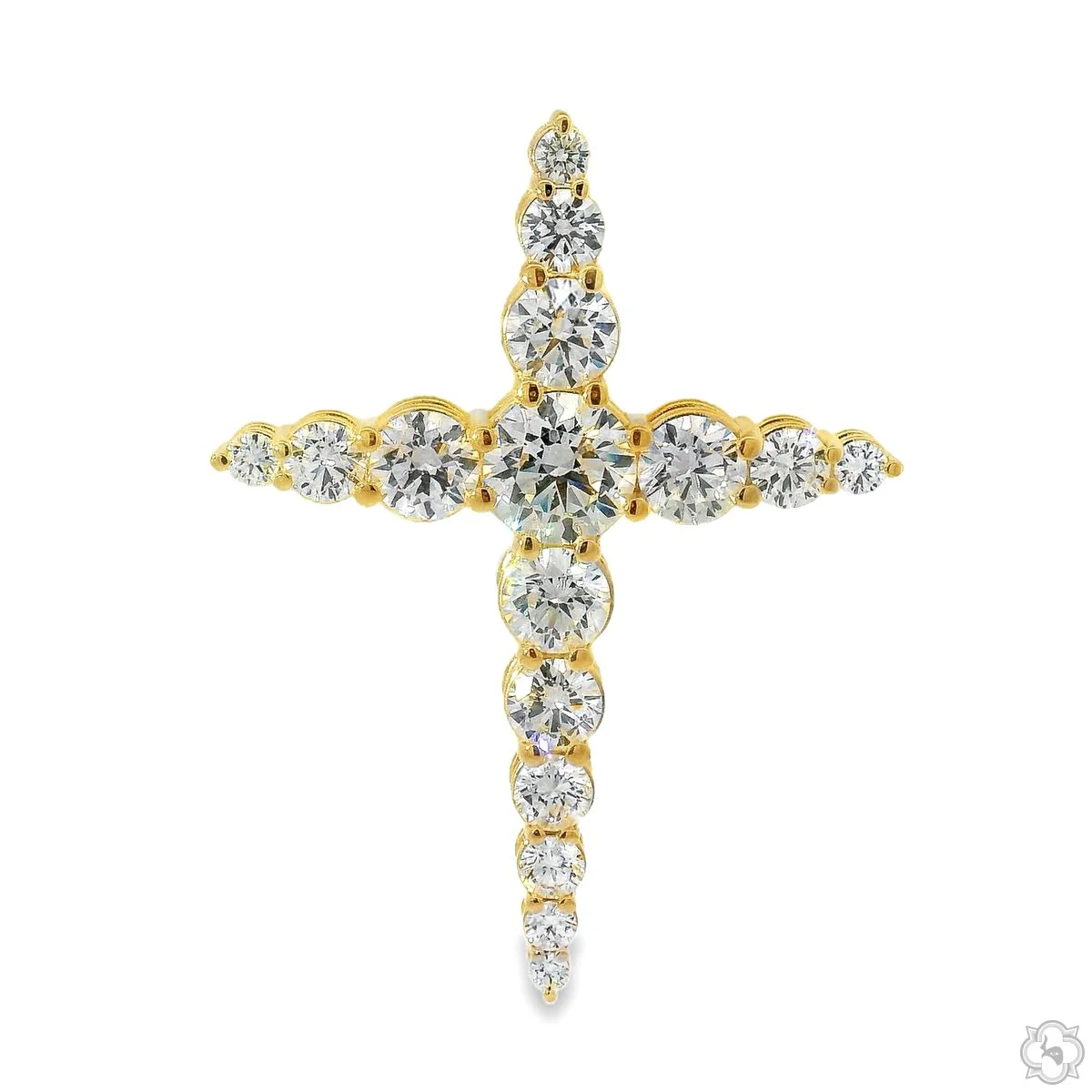 Jumbo Diamond Graduated Cross Pendant 70731