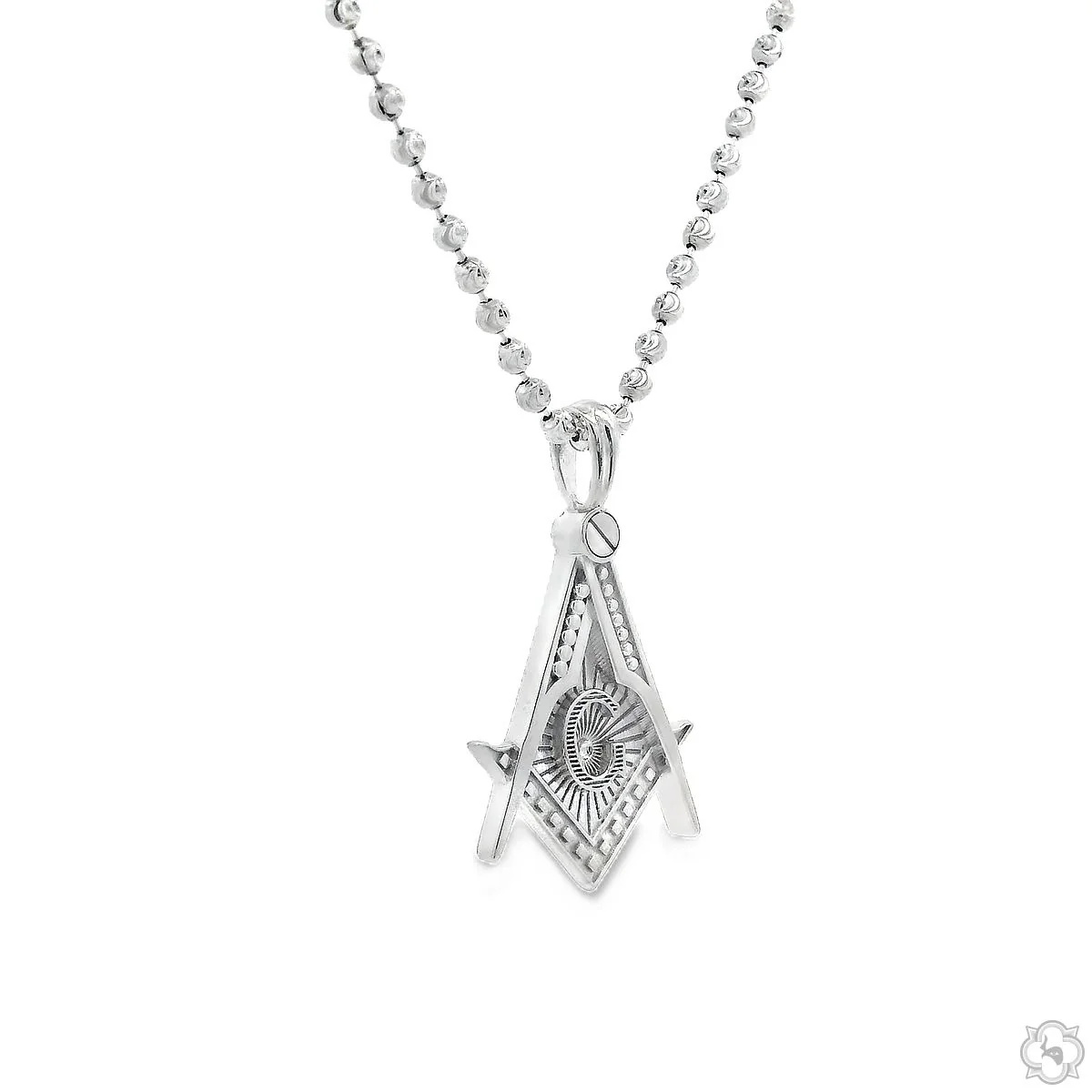 Silver Masonic Emblem Pendant -Small 70749