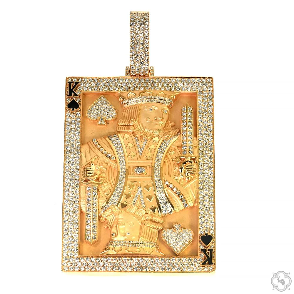 King Of Spades Playing Card Pendant 70347