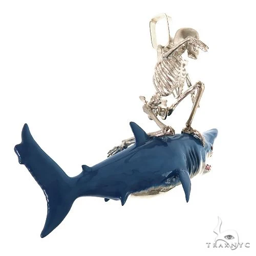 Skeleton Shark Surfer 69965