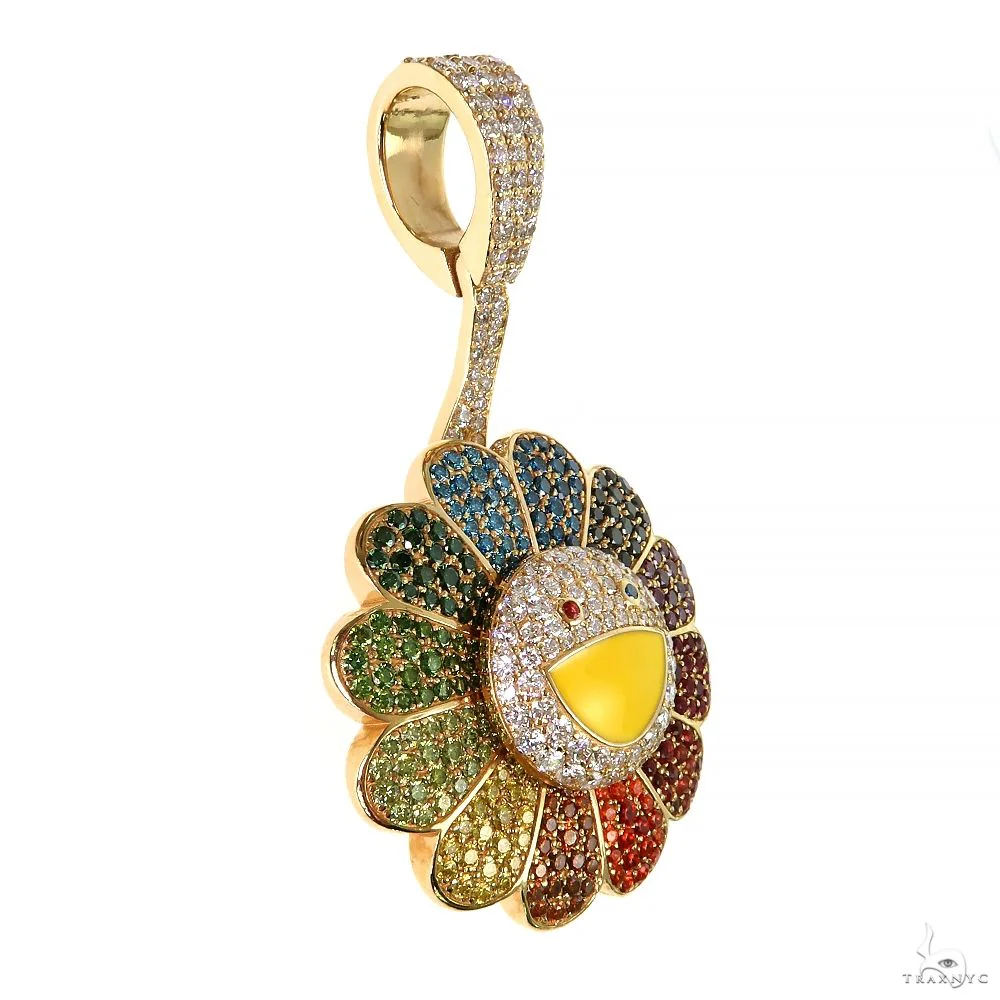 Custom Made Spinning Murakami Flower Pendant 69830