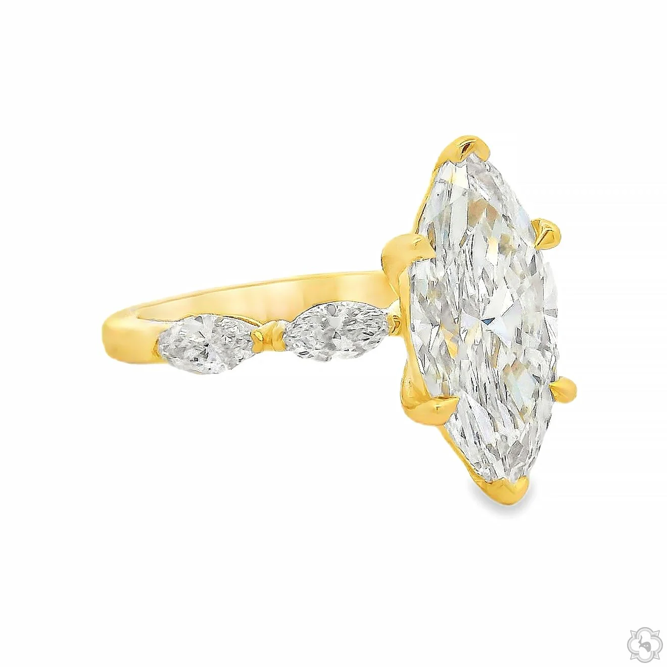 Marquise Diamond Engagement Ring 70855