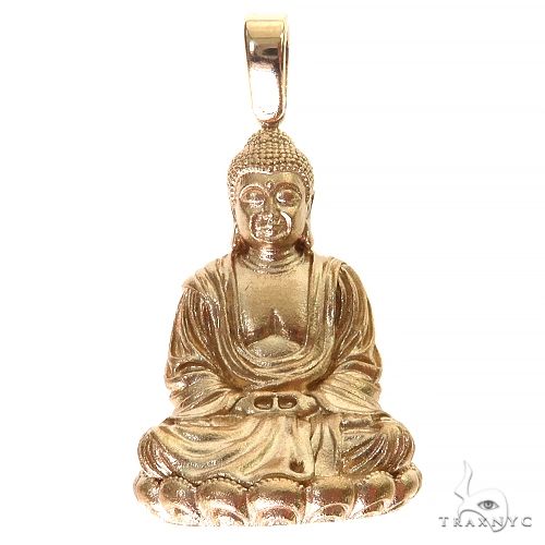 14K Gold Buddha Pendant 69689