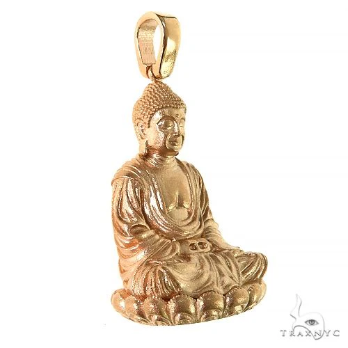 14K Gold Buddha Pendant 69689