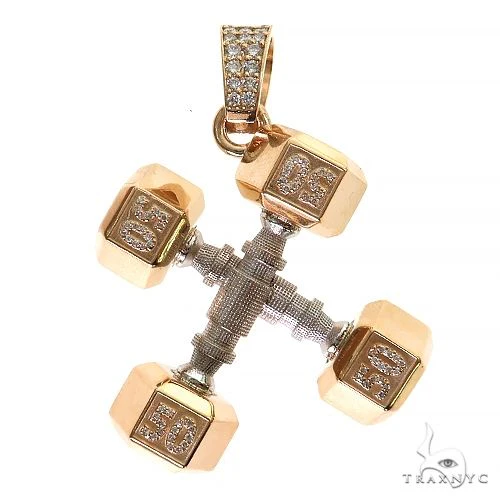 Dumbbells Barbells Fitness Pendant 69688