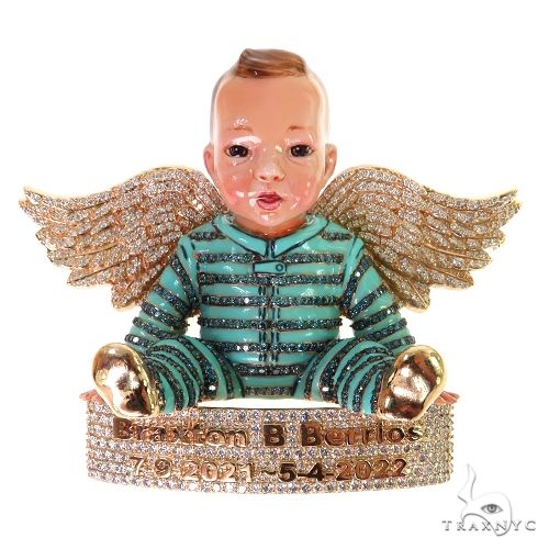 3D Angel Baby Memorial Pendant 69634