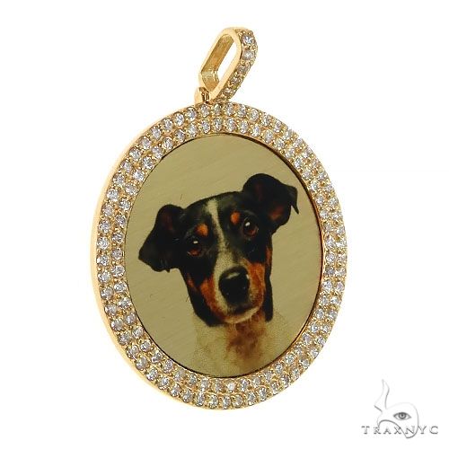2 Row Diamond Photo Pendant 68587