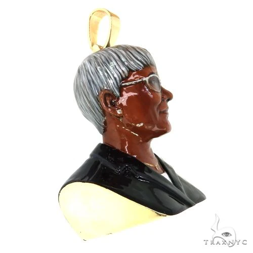 3D Torso Realistic Face Enamel Pendant 67867