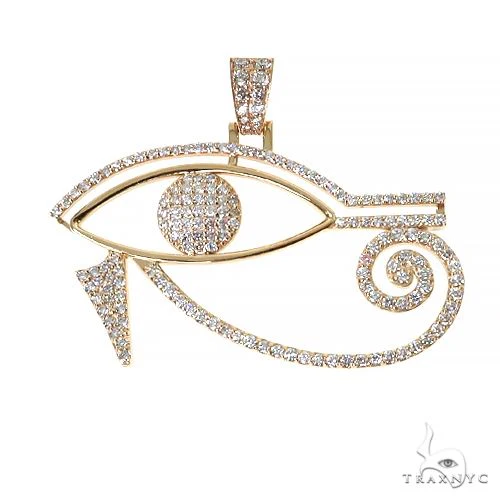 Custom Made Eye Of Horus Diamond Pendant 67452