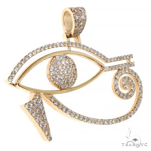 Custom Made Eye Of Horus Diamond Pendant 67452