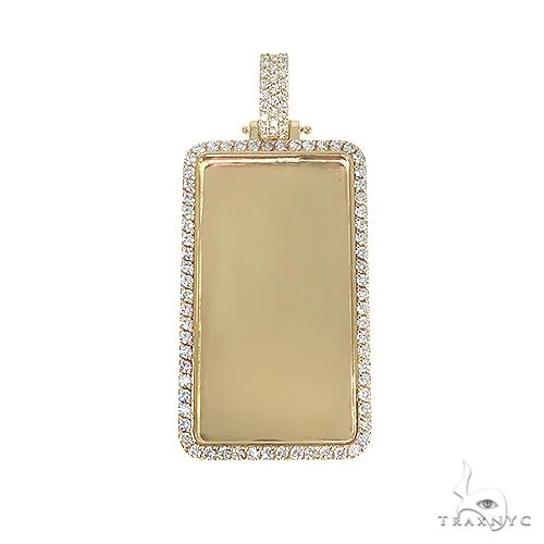 14K Gold Memorial Photo Pendant 66592