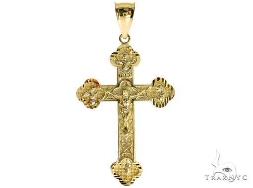 10K Gold Jesus Cross 57069