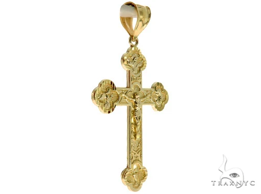 10K Gold Jesus Cross 57069