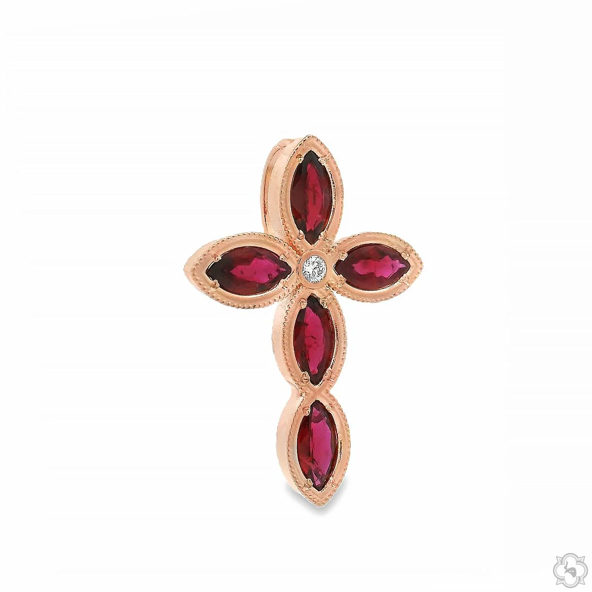 Divine Scarlet Marquise Cross 70770